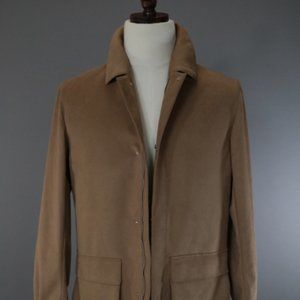 Camel faux suede Casual Jacket / UNWORN 38